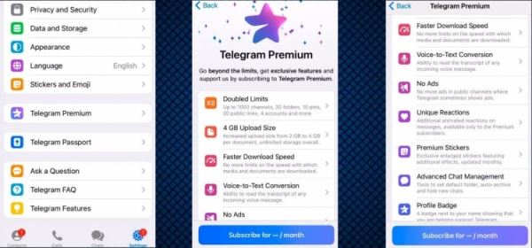 Платная подписка Telegram Premium увеличит лимиты, переведёт голосовые в текст и даст много бонусов 