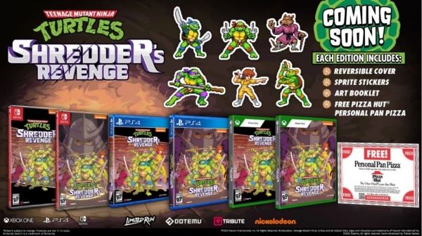 Покупатели физических копий Teenage Mutant Ninja Turtles: Shredder's Revenge получат в подарок пиццу