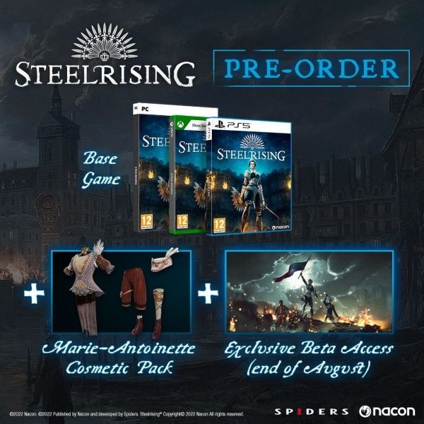 Spiders открыла предзаказы на Steelrising — ролевая игра выйдет 8 сентября на PS5 и Xbox Series X|S и PC
